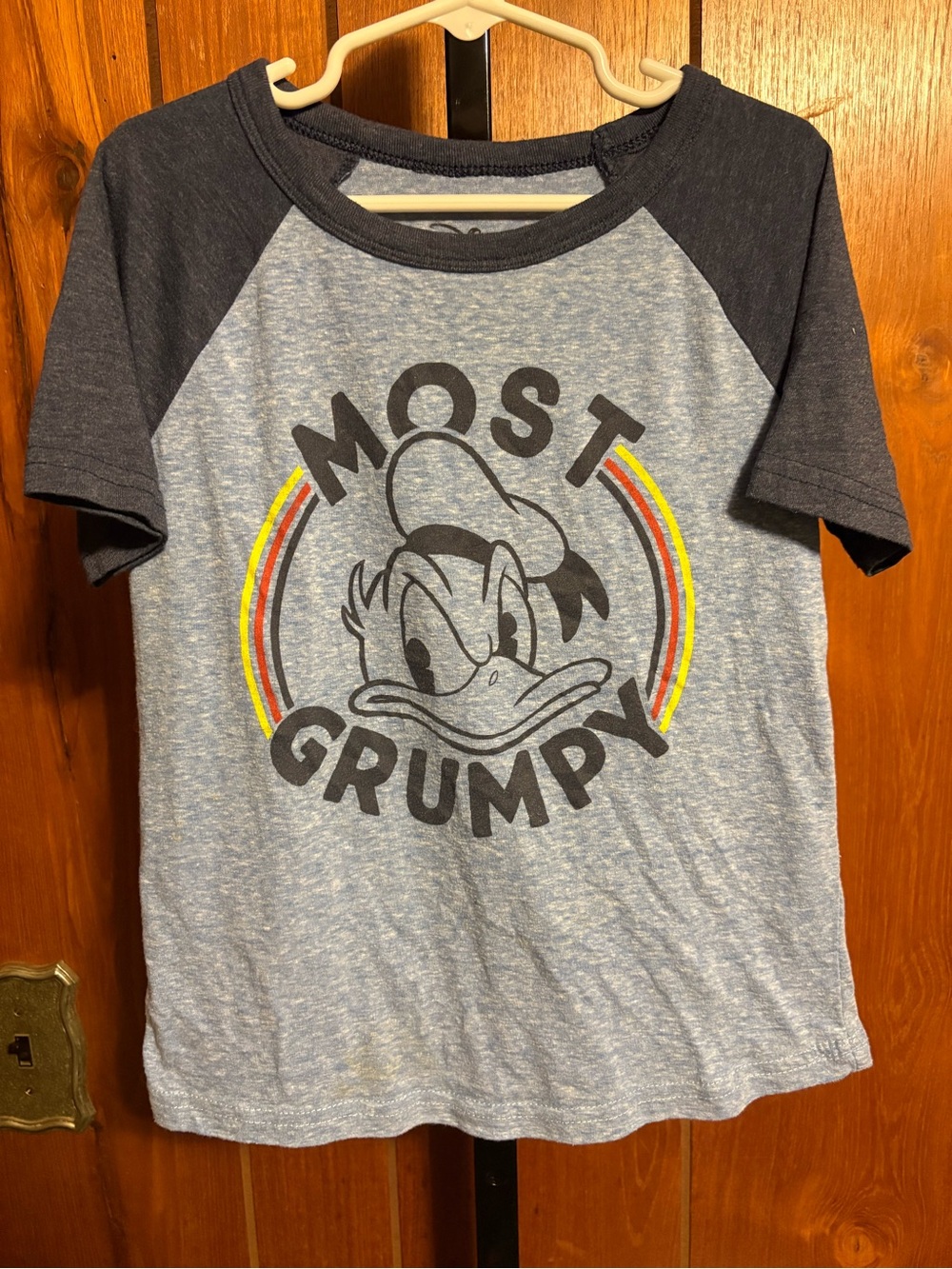 jumping beans Blue & Navy Donald Duck 'Most Grumpy' Raglan Tee